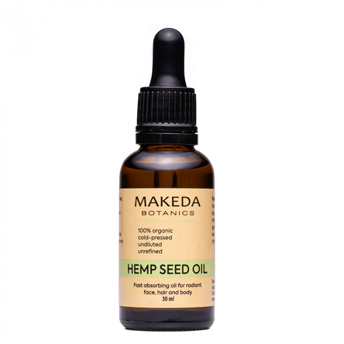 Базово масло MAKEDA Botanics Конопено семе (Hemp seeds oil) 30 мл